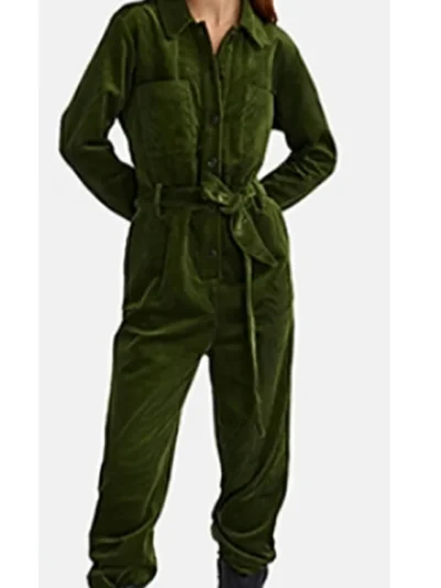 Zoé Lanneau Ici tout commence Green Jumpsuit