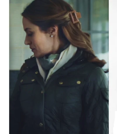 Zoë Tapper I Jack Wright S01 Black Quilted Jacket