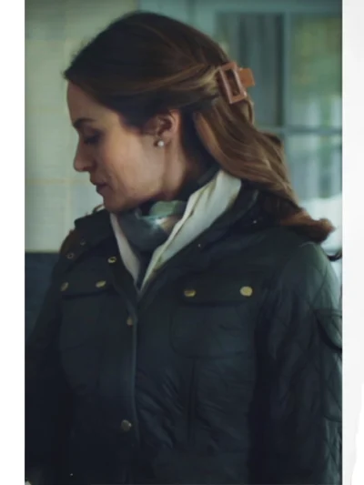 Zoë Tapper I Jack Wright S01 Black Quilted Jacket