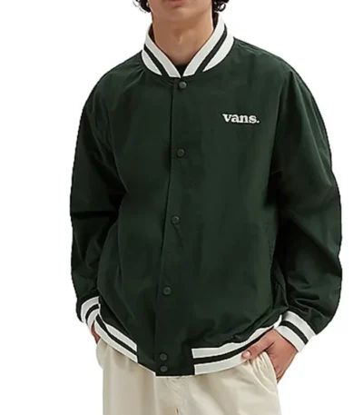 Ole Moore MA‐1 Green Varsity Flight Jacket