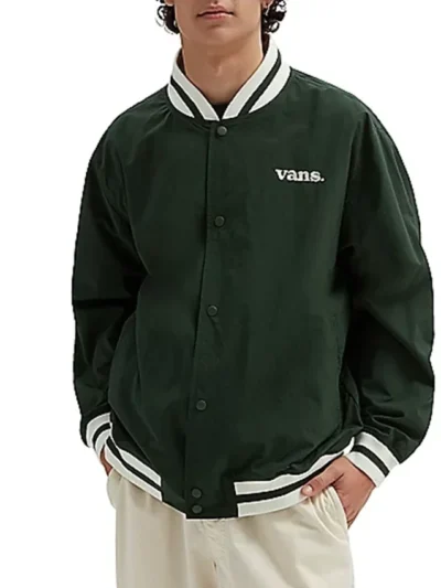 Ole Moore MA‐1 Green Varsity Flight Jacket