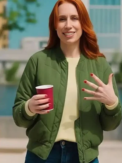 The In­fi­nite Ex­plor­er with Han­nah Fry Green Bomber Jacket