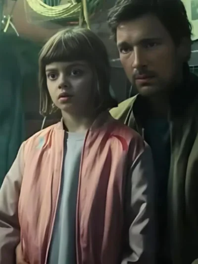 The Signal 2024 Charlie Pink And White Bomber Jacket
